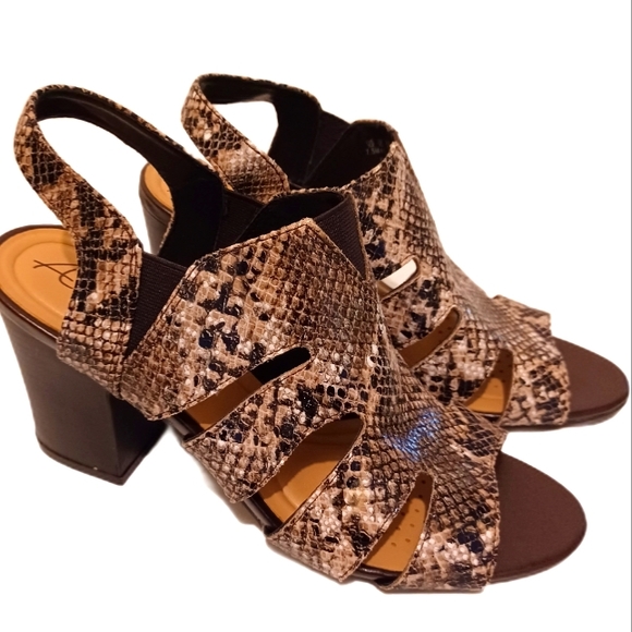 Abella Shoes - Thick Chunky Heel Sandals